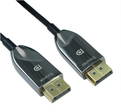 49ft DisplayPort to DisplayPort FIBER OPTIC (v1.4/8K@60) Cable  Gold Plated - Image 1 of 2