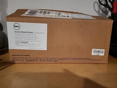 NEW GENUINE, DELL M11XH BLACK  TONER CARTRIDGE, B2360/B3460/B3465 - image 1 of 4