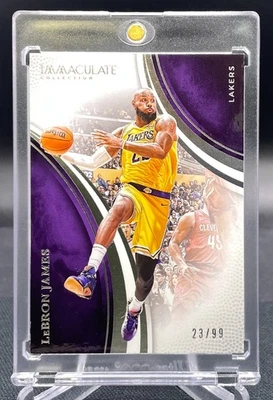 LEBRON JAMES 2024-25 IMMACULATE COLLECTION # 23/99 JERSEY PARALLEL 1/1 Lakers 🔥 - Image 1 of 4