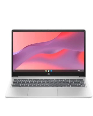 HP - 15.6" Chromebook Laptop - Intel Processor N200 - 8GB Memory - 64GB  - Image 1 of 4