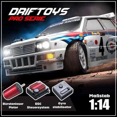 Driftoys 1:14 Brushless RC Car 4WD Gyro + 3S 2500mAh Powerbattery - Bild 1 von 4