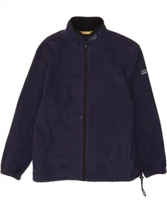 IZOD Mens Fleece Jacket UK 40 Large Navy Blue Polyester AE05 - Picture 1 of 3