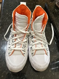 Converse UNT1TL3D High Not A Chuck High Top Sneakers ~ White ~ Kids Size 5 - Picture 1 of 11