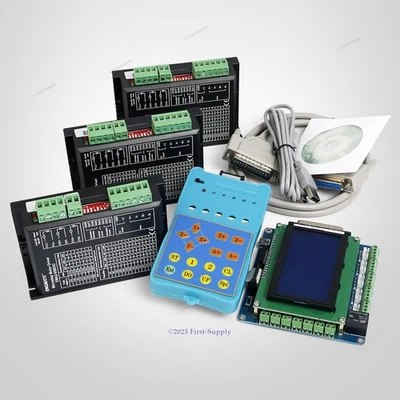 3 Axis CNC Kit Mach3 Standard Control Board & EMA2-050D42 Stepper Drivers - Image 1 of 4