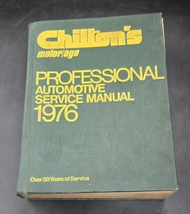 Chilton’s Motor Age 1976 manual de reparación de automóviles más de 50 años de servicio - Imagen 1 de 7