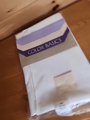 Color Basic White Square Tablecloth 52 By 52. - Image 1 of 3