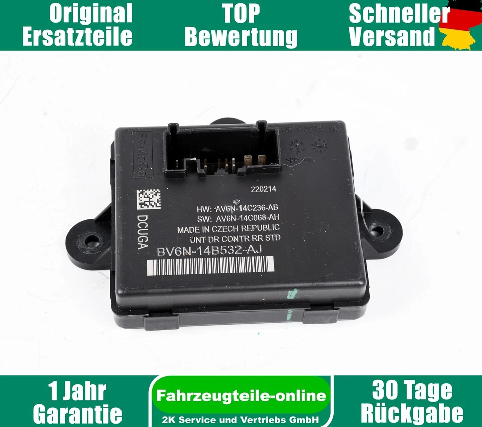 Ford Focus III DYB AV6N14C236AB Centralina Porta Posteriore Sinistra O Destra - Immagine 1 di 4