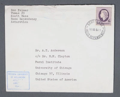 MayfairStamps Ross Dependency 1964 Scott Base Victoria University Antarctic Expe Foto 1 de 2