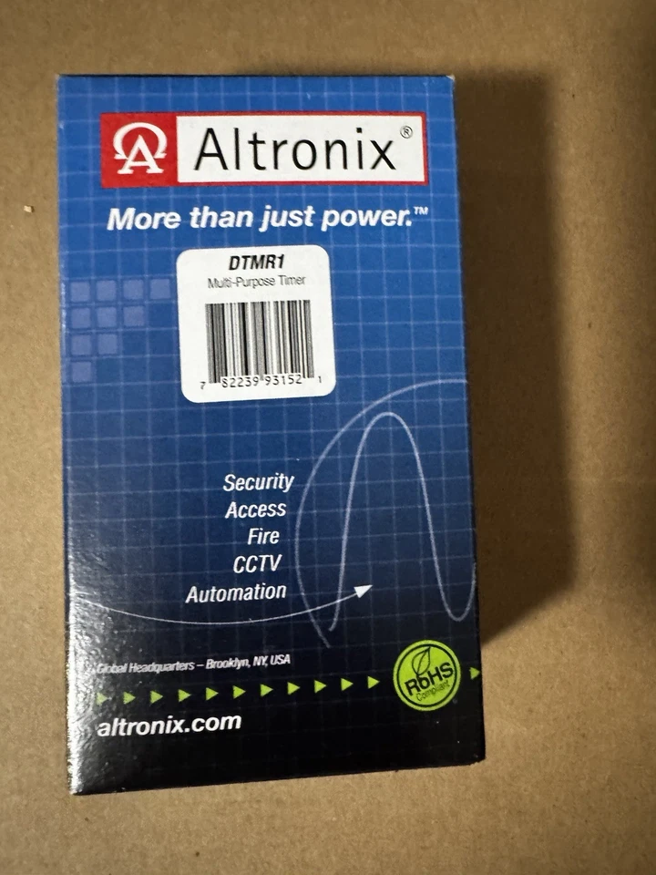 NEW Altronix DTMR1 DIN Rail Mountable Multi-Purpose Timer 12/24VDC - Image 1 of 1