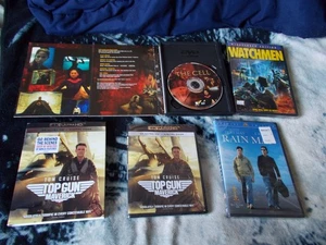 3 DVD, 4K, 3 NEW, Top Gun: Maverick 2022, Rain Man, Watchmen 2009, and The Cell- - Bild 1 von 15