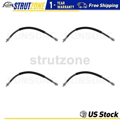 4x Línea de manguera de freno delantero trasero para AMC American 3.2L AMC Classic 3.2L 4.1L Foto 1 de 4