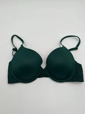 Sujetador push up verde Victoria's Secret ROSA Wear Everywhere 34C Foto 1 de 4
