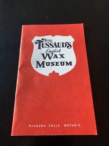 Louis Tussaud’s English Wax Museum Niagara Falls  Booklet 1975 - Imagen 1 de 6