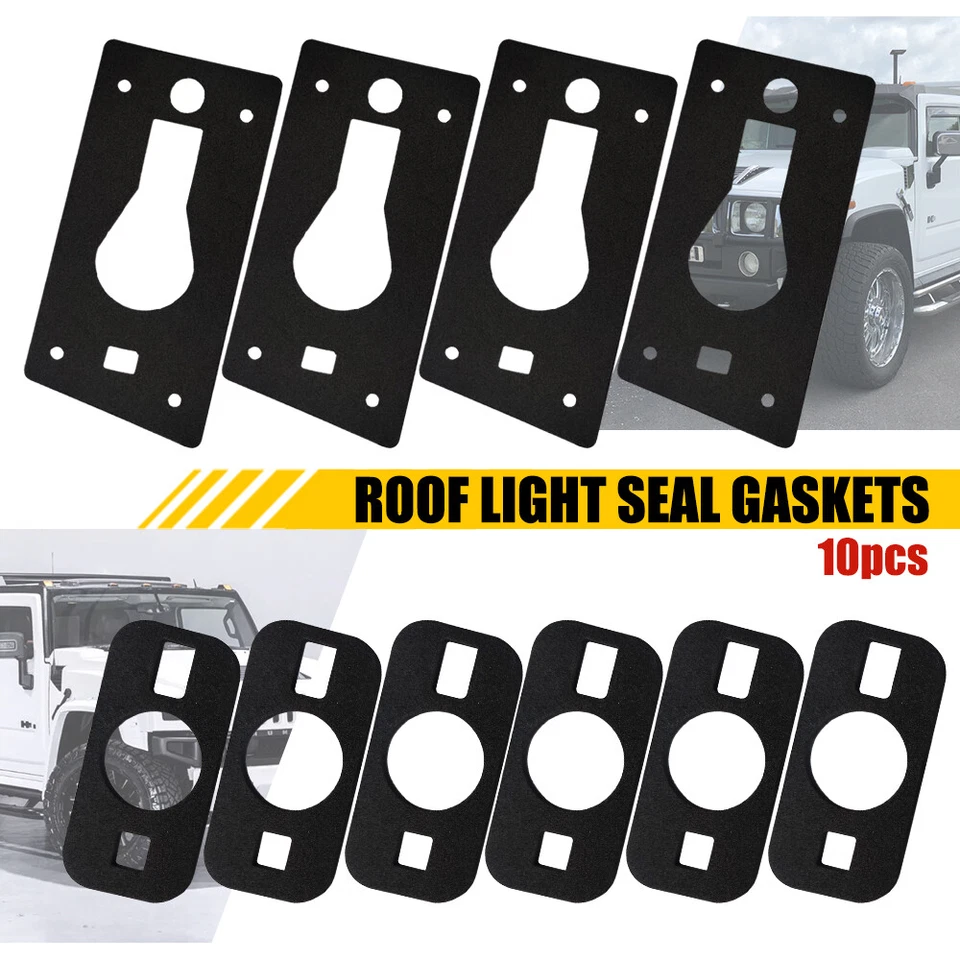 For Hummer H2 2003-2009 Roof Cab Light Running Lamp Anti-Leak Seal Gaskets Set - Image 1 of 4
