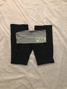 Victoria’s Secret PINK Fold over Yoga Leggings Size Small - Picture 1 of 9