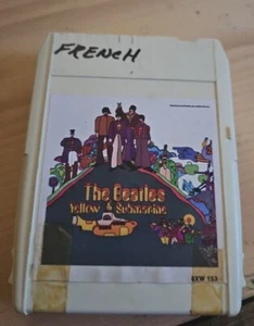 The Beatles Yellow Submarine Capitol 8XW 153 bulldog 8 Track Cassette - Picture 1 of 6