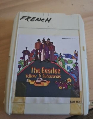 The Beatles Yellow Submarine Capitol 8XW 153 bulldog 8 Track Cassette  - Image 1 of 4