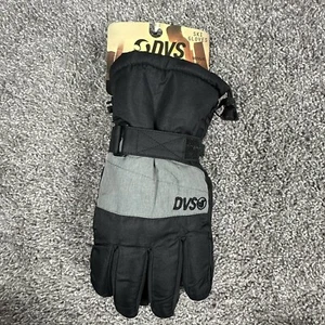 DVS Mens Water resistant Ski Snowboarding Winter Games Gloves Black Gray Size XL - Picture 1 of 7