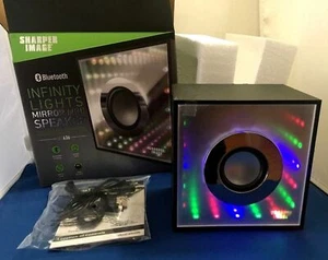 Haut-parleur Bluetooth sans fil lumières infinies miroir avec 3D coloré - Photo 1 sur 2