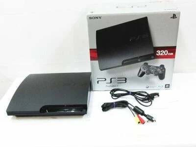 Sistema de consola PlayStation 3 PS3 320 GB negro carbón Japón CECH-3000B con caja Foto 1 de 4