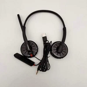 Écouteurs intra-auriculaires filaires Plantronics BLACKWIRE 300DA noir/rouge neufs - Photo 1 sur 2