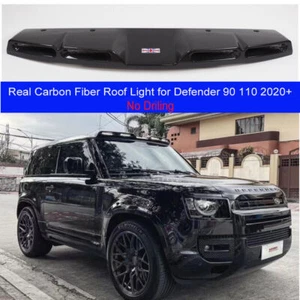 Carbon Fiber ROOF TOP LIGHT BAR with LED fits for DEFENDER 90 110 130 2020-2025 - Picture 1 of 9