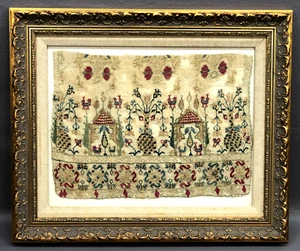 EARLY 19th Century Needlework Sampler - from a Private PA or Maryland Collection - Picture 1 of 14