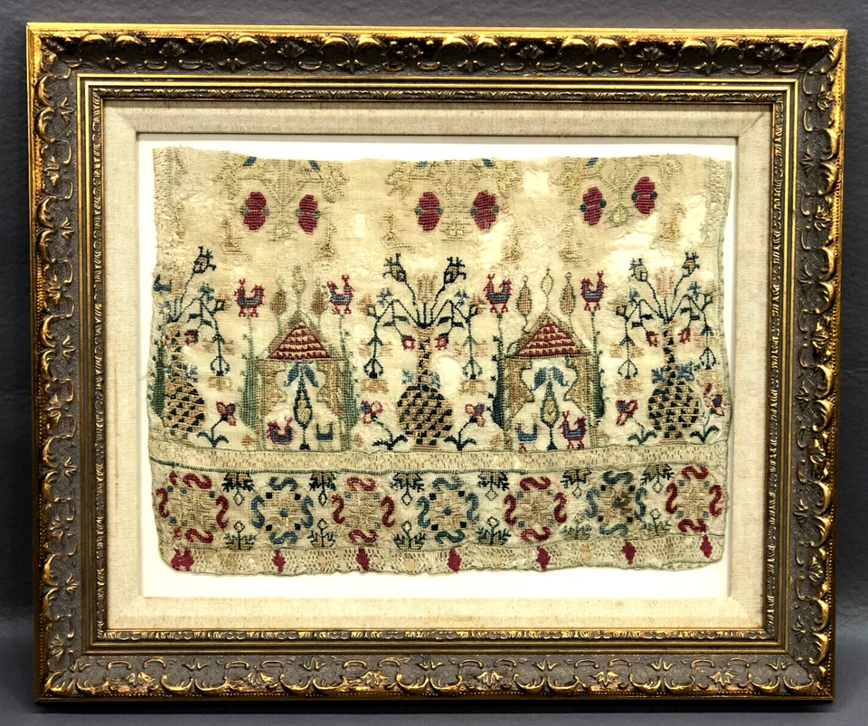 EARLY 19th Century Needlework Sampler - from a Private PA or Maryland Collection - Image 1 of 4