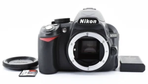 [Exc+5 wz/SD card] Nikon D3100 14.2MP Digital SLR Camera Body Black From Japan - Picture 1 of 10