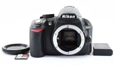 [Exc+5 wz/SD card] Nikon D3100 14.2MP Digital SLR Camera Body Black From Japan - Image 1 of 4