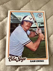 1978 Topps #344 Sam Ewing Toronto Blue Jays - - Picture 1 of 2