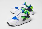 2021 Nike Air Huarache Scream Green Size 6 Dd1068 100 White Royal Blue Green