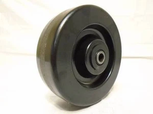 6" x 2" Phenolic Caster Wheel 1200lb w/ Roller Bearing & FREE 1/2" Bushing - Picture 1 of 4