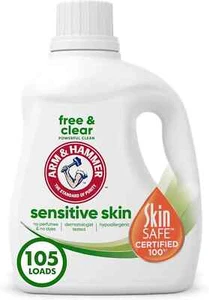 ARM & HAMMER Sensitive Skin Free & Clear Flüssigwaschmittel Seife, 105 Ladungen - Bild 1 von 2