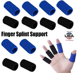 20 × Finger Splint Trigger Finger Brace Sleeves Pain Relief Sport Injury Support - Picture 1 of 19