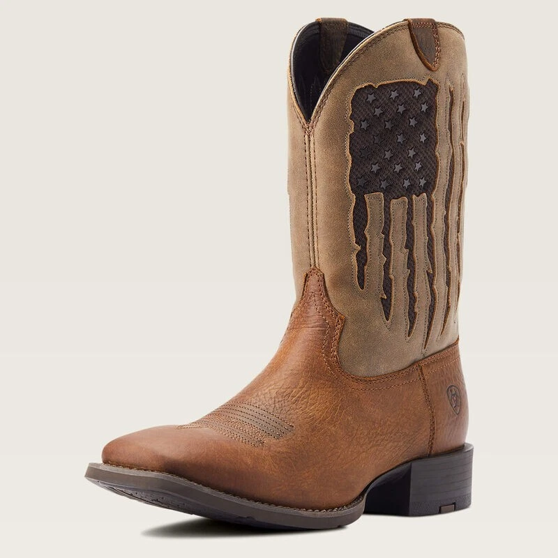 Botas occidentales Ariat® Sport My Country VentTEK™ Faithful marrón para hombre 10044564 Foto 1 de 4