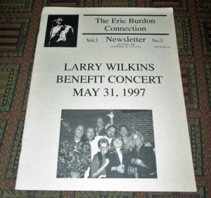 1997 The Eric Burdon Connection Newsletter #3 - Larry Wilkins Benefit concert - Picture 1 of 5