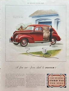 Ford V8 1938 l'auto de luxe annuncio d'epoca una bella auto dall'inizio alla fine - Foto 1 di 1