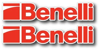2X BENELLI DECAL STICKER 3M US MADE TRUCK VEHICLE SHOTGUN FIREARMS HUNTING - Image 1 of 4