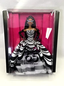 Barbie Signature 65th Anniversary Collectible Doll Braids Black Brunette HRM59 - Picture 1 of 2