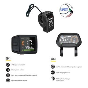 24V/36V/48V E-Bike DZ40/41/43 LCD Display für BAFANG BBS01 BBS02 HD Mid-Motor - Picture 1 of 33