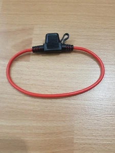 MINI HOJA PORTAFUSIBLES EN LÍNEA A PRUEBA DE SALPICADURAS 30A con cable - Imagen 1 de 4