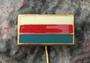 Russisch weiß rot blau dreifarbig modern Russland Staatsflagge Pin Abzeichen - Bild 1 von 4