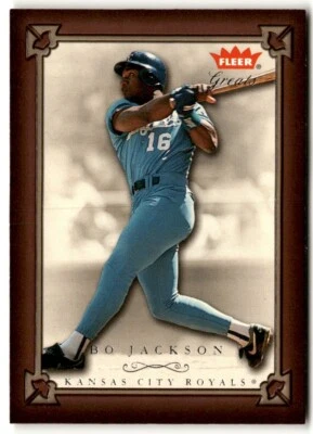 2004 Fleer Greats of the Game Bo Jackson #67 Kansas City Royals - Image 1 of 2