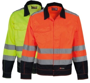 GIUBBINO GIACCA ALTA VISIBILITA' DA LAVORO PAYPER SAFE HI-VI BANDE RIFLETTENTI - Picture 1 of 3