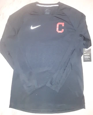 CLEVELAND GUARDIANS INDIANS COMPRESSION NIKE UNDER JERSEY SHIRT MLB MEN L LARGE! - Image 1 of 4
