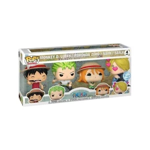 Funko Pop One Piece 4-Pack Luffy Zoro Nami Sanji | Edizione Esclusiva - Imagen 1 de 1