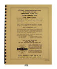 Sears Craftsman 113.29410 Accra-Arm 10 Zoll Radialsäge OP & Teile Handbuch #1509