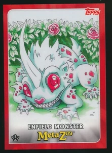 Tarjeta 15 Topps x Metazoo Serie 0 Monstruo Enfield Plata Poco Común Cryptid Nation - Imagen 1 de 3