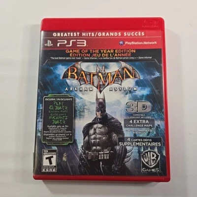 Batman: Arkham Asylum -- Game of the Year Edition (Sony PlayStation 3, 2010) PS3 - Image 1 of 4